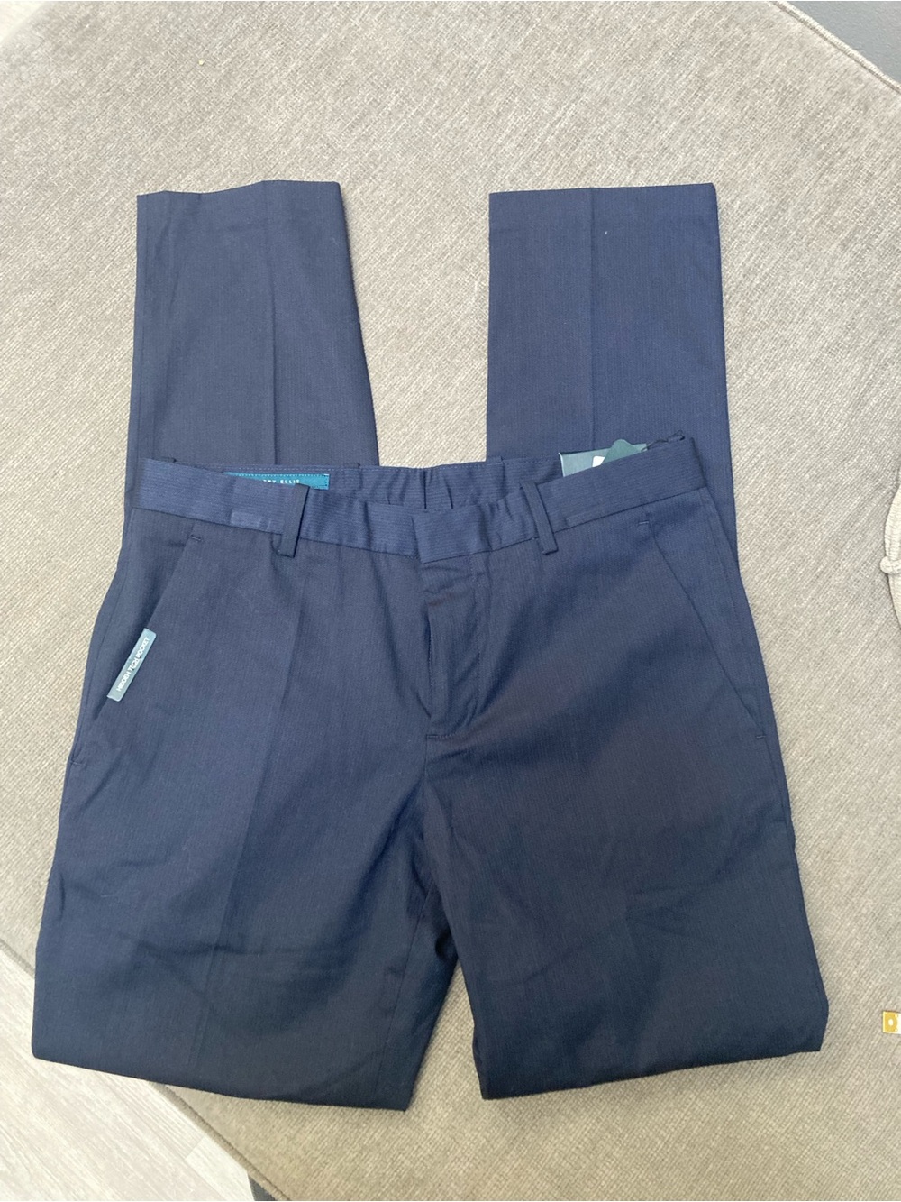 Perry Ellis Men's Dark Navy Dress Pants